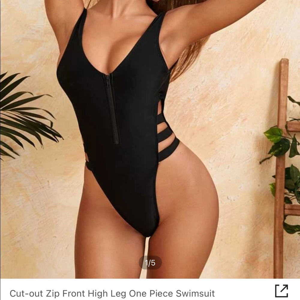 ❗️BRAND NEW, NEVER WORN❗️ Strappy High Leg Cheeky One Piece Swimsuit